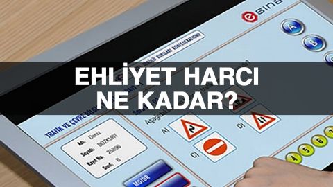Ehliyet harç parası 2025! B sınıfı ehliyet ücreti ve banka bilgileri…