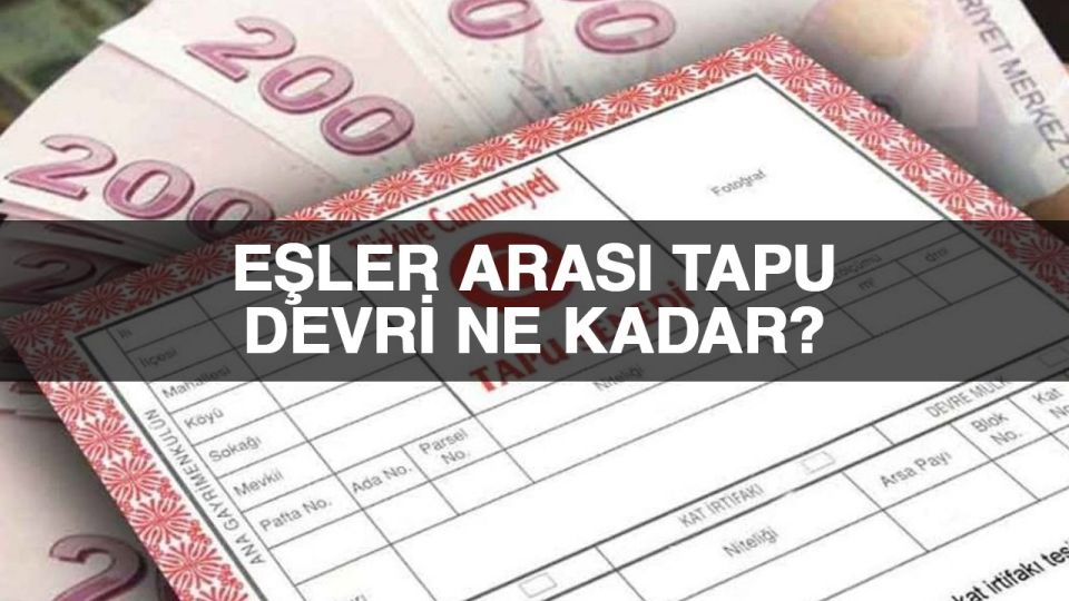 Eşler arası tapu devri