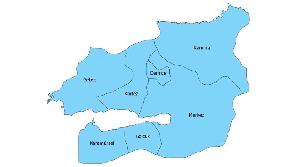 Kocaeli zemini sağlam ilçeler hangileri?