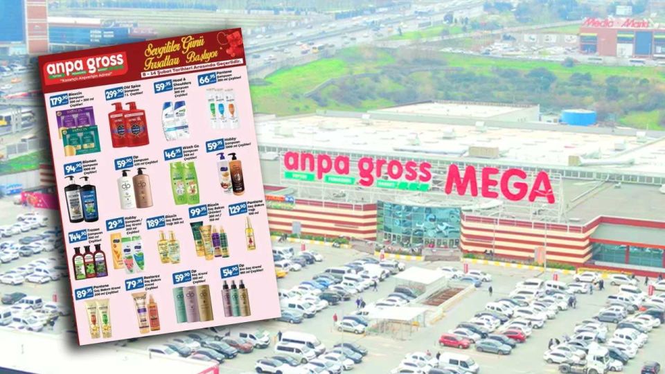 Anpa Gross indirimli ürünler listesi (14 Şubat); Anpa Gross sevgililer günü özel indirimler