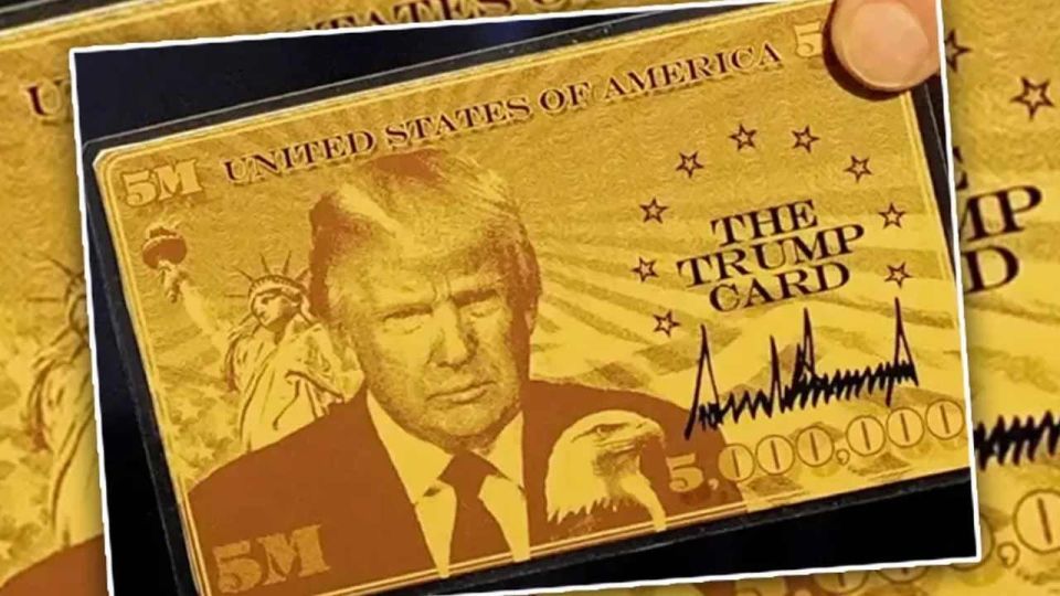 Trump 5 milyon dolarlık altın kartı ilk kez tanıttı! ABD vatandaşlığı artık bu karttan geçecek