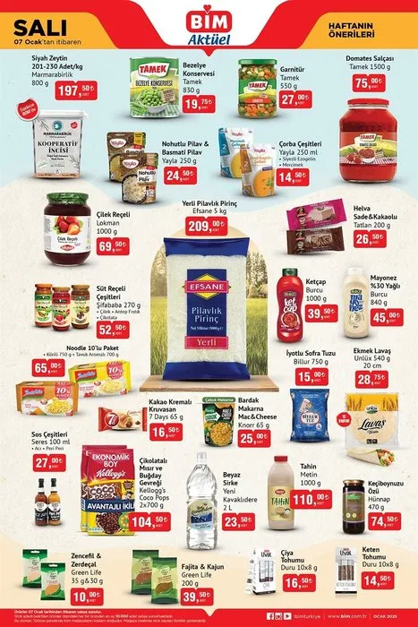 Siyah Zeytin 197.50 TL
Süt Reçeli Çeşitleri 52.50 TL
5 KG Pilavlık Pirinç 209.00 TL
Beyaz Sirke 23.50 TL