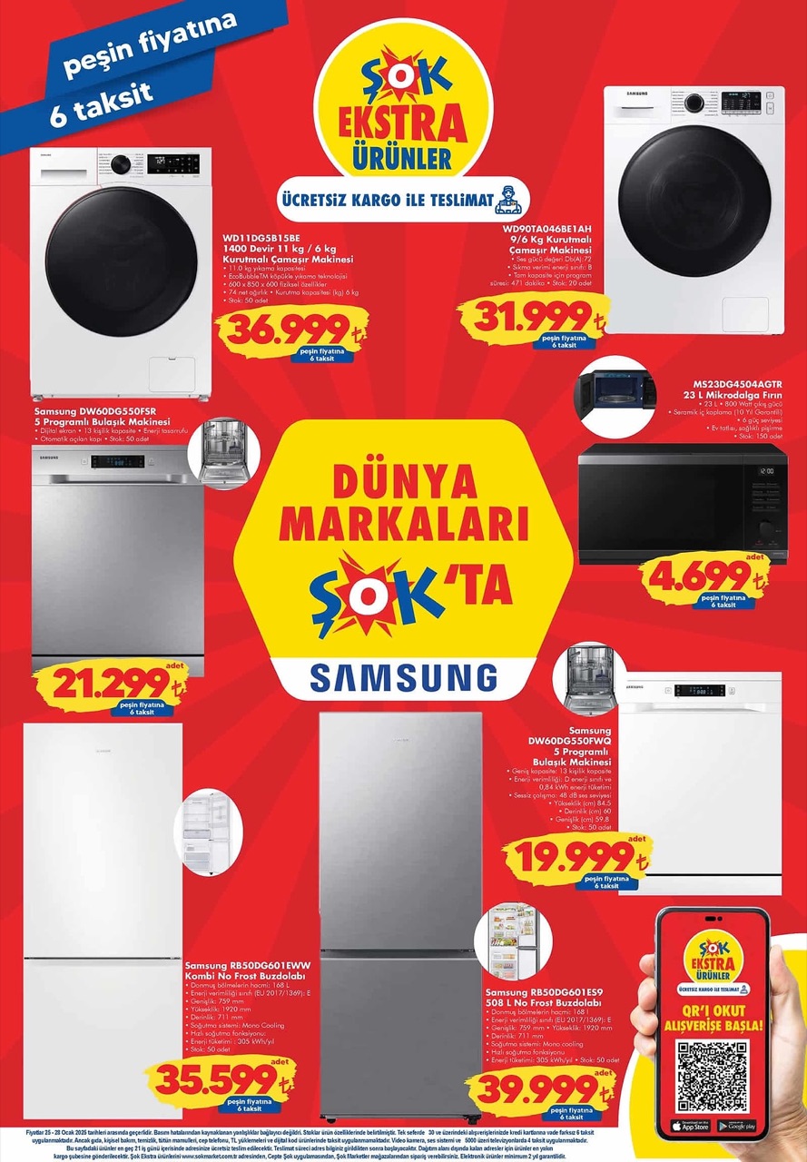 Şok market 25 Ocak 1 Şubat insert yayımlandı.