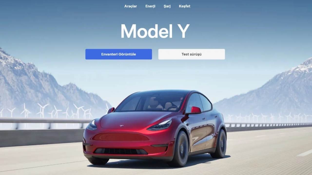 Tesla, Model Y sipariş alımını Türkiye'de durdurdu