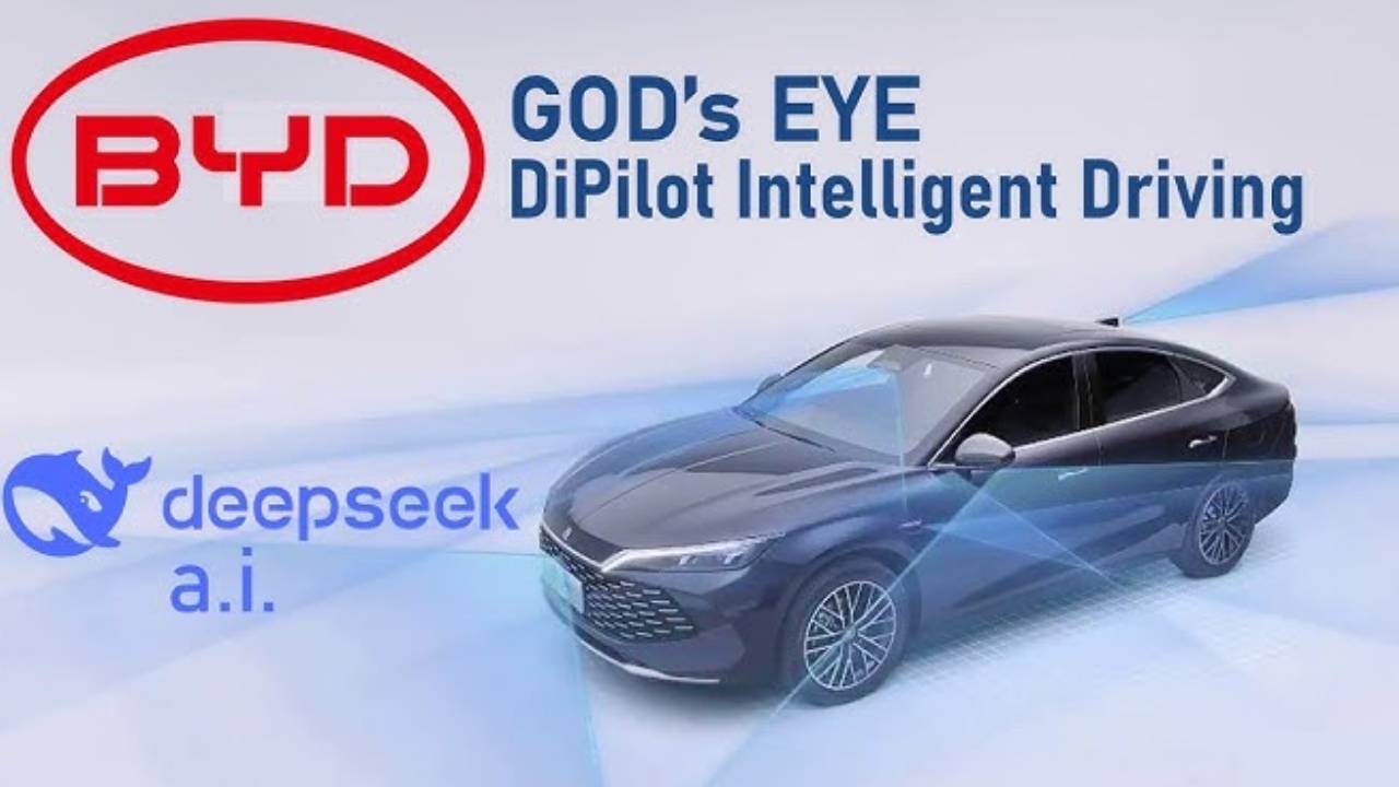 BYD'nin yeni özelliği God's Eye yapay zeka modeli Deepseek ile otonom sürüş başta olmak üzere çeşitli yenilikler vadediyor.