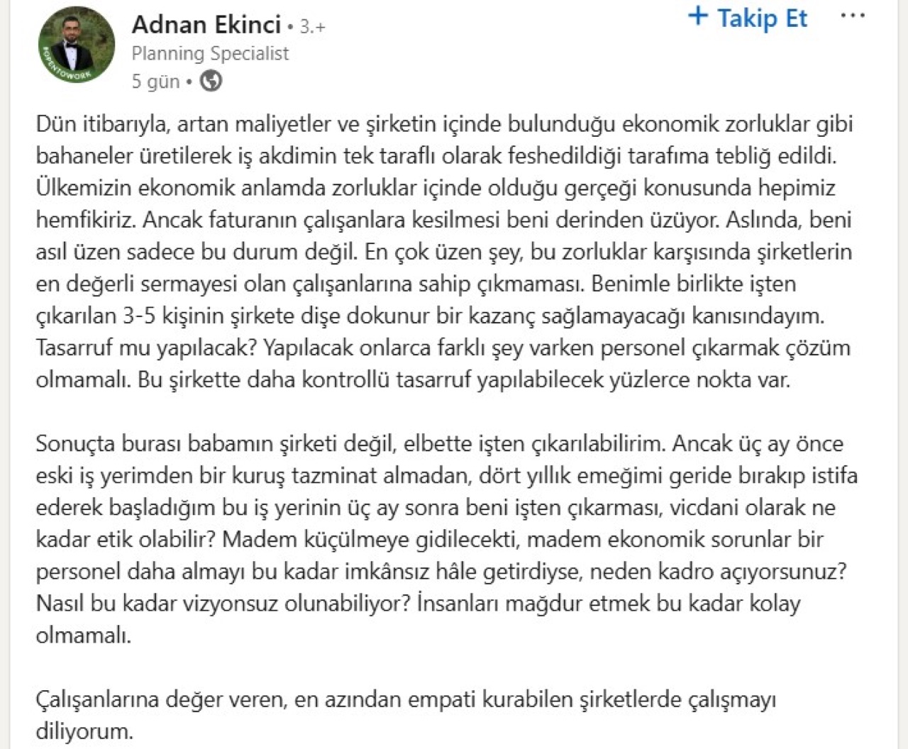 Artan maliyetler can sıktı! Sanayi devi çareyi işten çıkarmalarda buldu