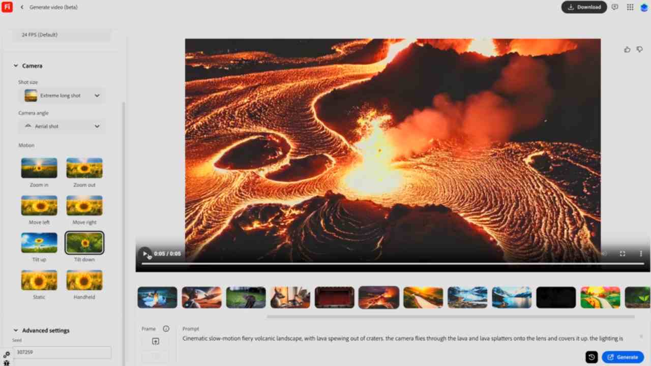 Adobe Firefly Generative AI modeli video oluşturma kabiliyeti kazandı