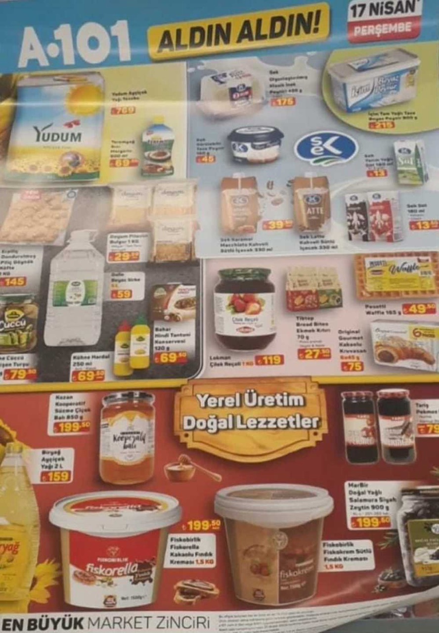 A101 17 Nisan 2025 aktüel ürünler – beyaz eşya, mutfak aletleri, elektronik ürünler indirime giriyor