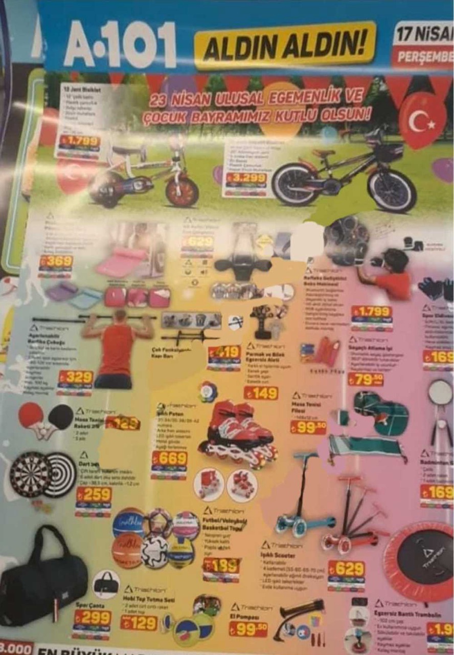 A101 17 Nisan 2025 aktüel ürünler – beyaz eşya, mutfak aletleri, elektronik ürünler indirime giriyor