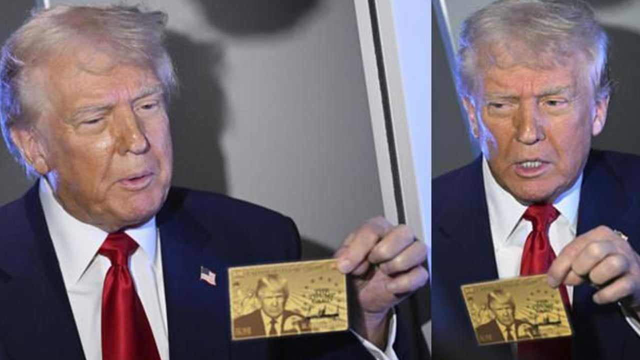 Trump 5 milyon dolarlık altın kartı ilk kez tanıttı! ABD vatandaşlığı artık bu karttan geçecek